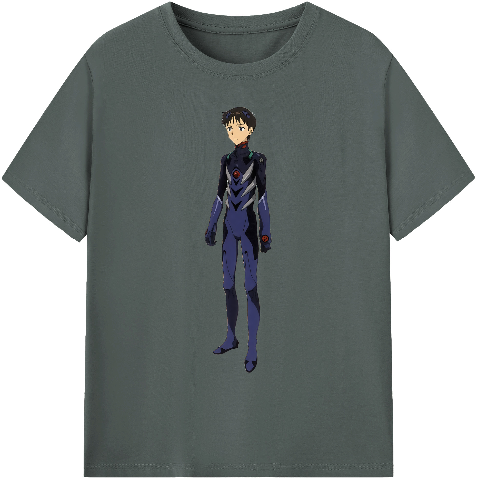 （画像用） EVA 新世紀エヴァンゲリオン 綿100％ メンズ半袖Tシャツ｜肌触りやわらか＆通気性